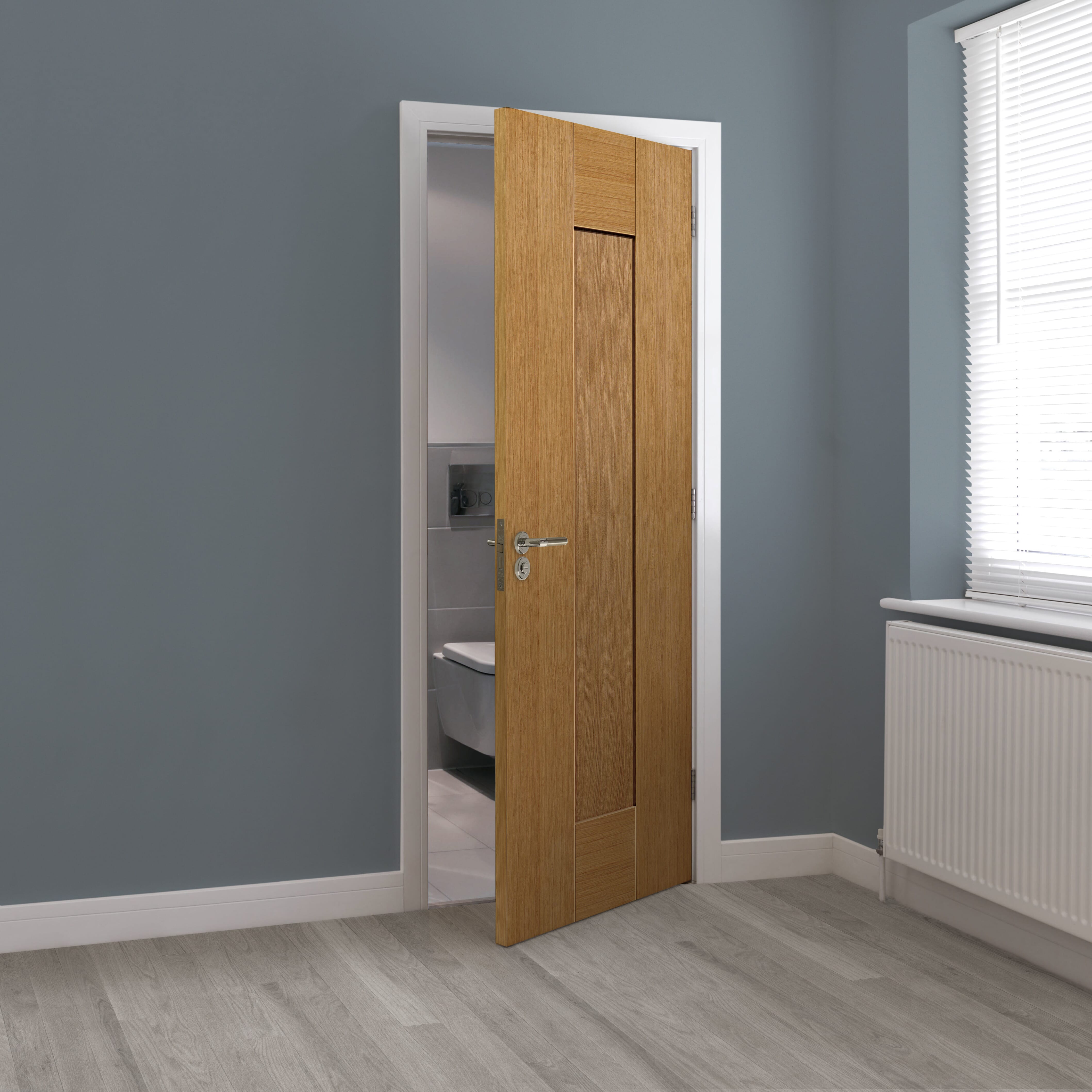 Axis Oak Prefinished Fire Door At Vivid Doors