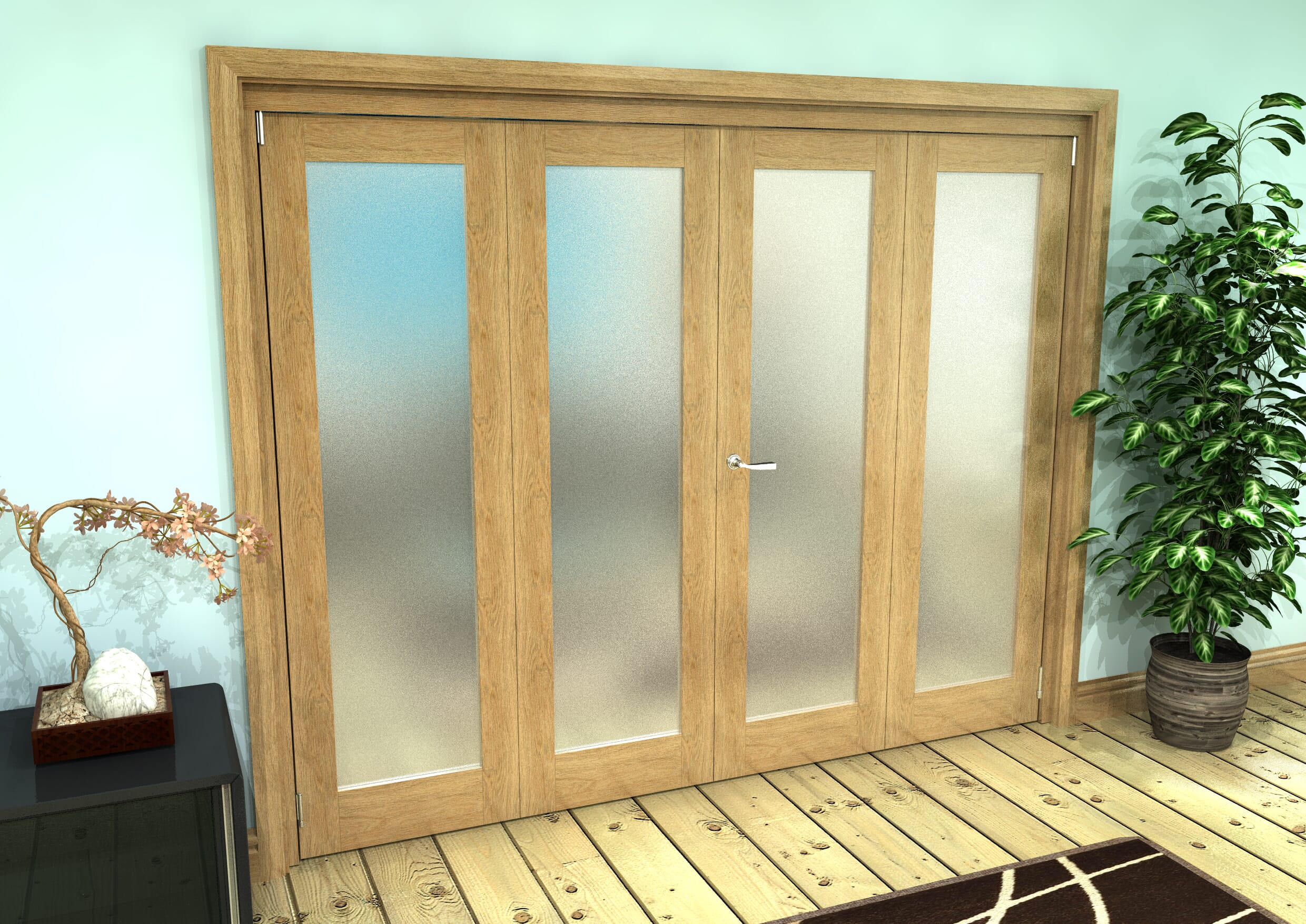 2528x2060x133mm Pref Oak P10 Frosted Roomfold Grande 2 2 At Climadoor