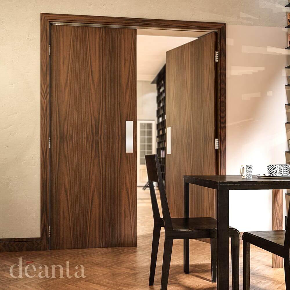 Deanta Architectural Flush Walnut Prefinished Internal Doors