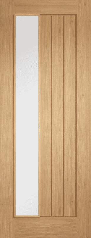 X X Mm Mexicano Oak Offset Clear Glazed Prefinished