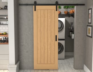 Mexicano Oak Sliding Barn Door