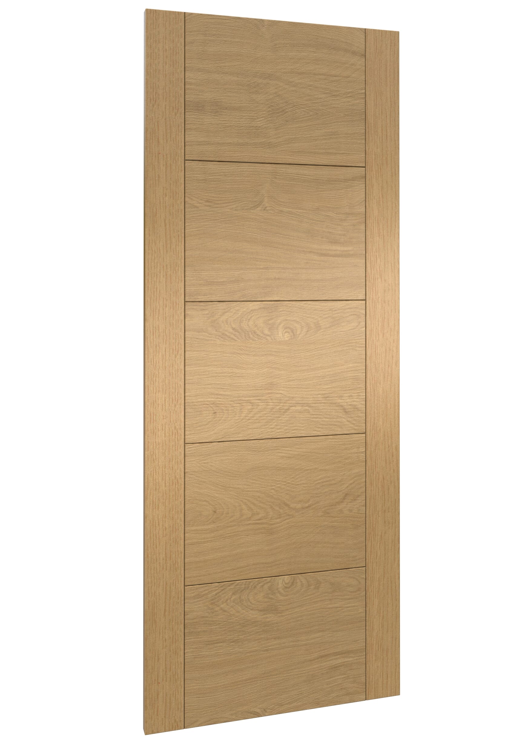 711x1981x35mm (28") Iseo Oak - Prefinished Sliding Barn Door
