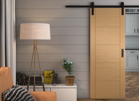 Iseo Oak - Prefinished Sliding Barn Door