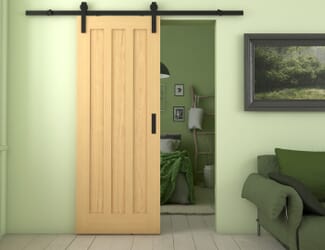Aston Oak Sliding Barn Door