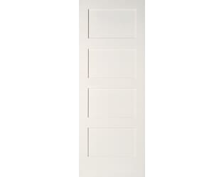 Shaker 4 Panel White Internal Doors