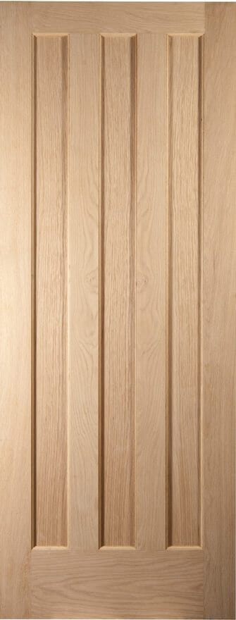 Aston 3 Panel Oak Fire Door
