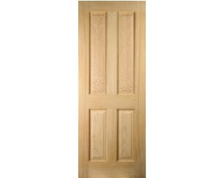 Deco 4 Panel Oak Internal Doors