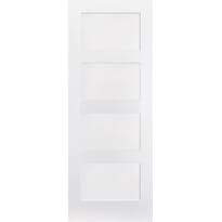 White Shaker 4 Panel Image