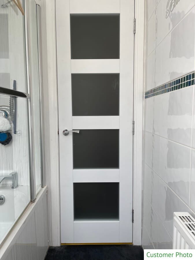 White Shaker 4L with Frosted Glass