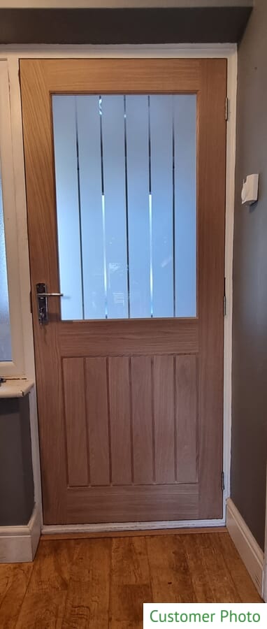 Mexicano Frosted Glazed with Clear Lines