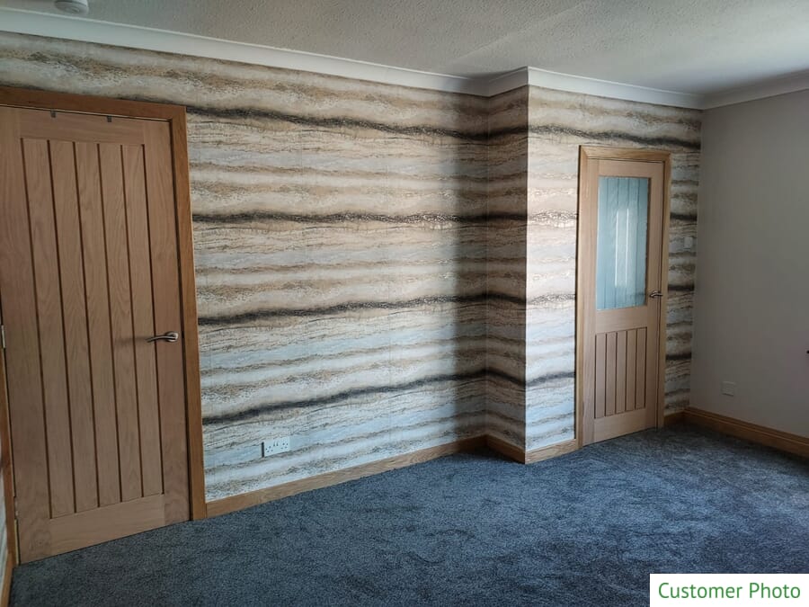 Mexicano Frosted Glazed with Clear Lines