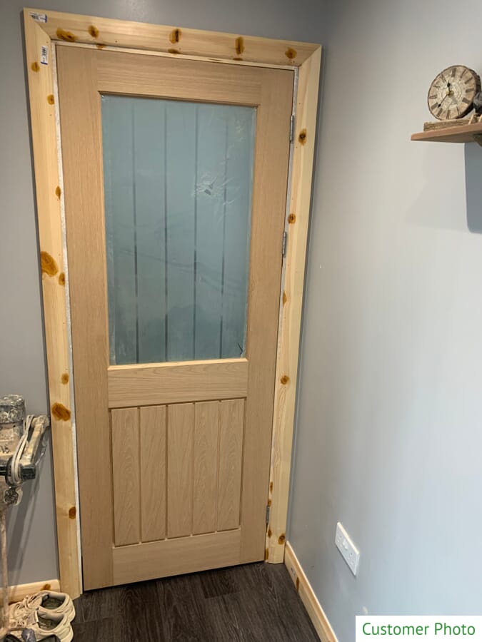 Mexicano Frosted Glazed with Clear Lines