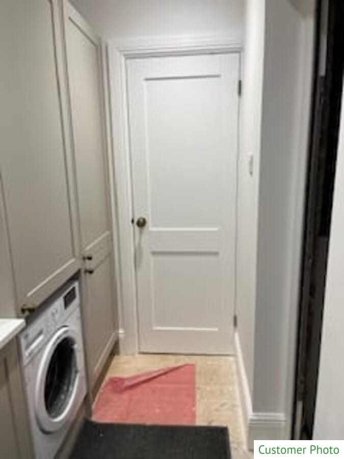 Modern White Prefinished Shaker 2 Panel