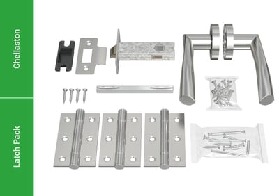 Mitred Internal Door Handle Sets - Latch Lock Bathroom DOOR HANDLE PACKS