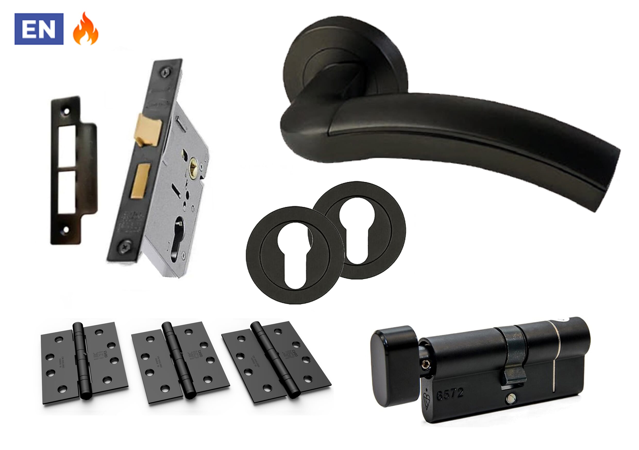 FD30 Fire Door Latch Pack