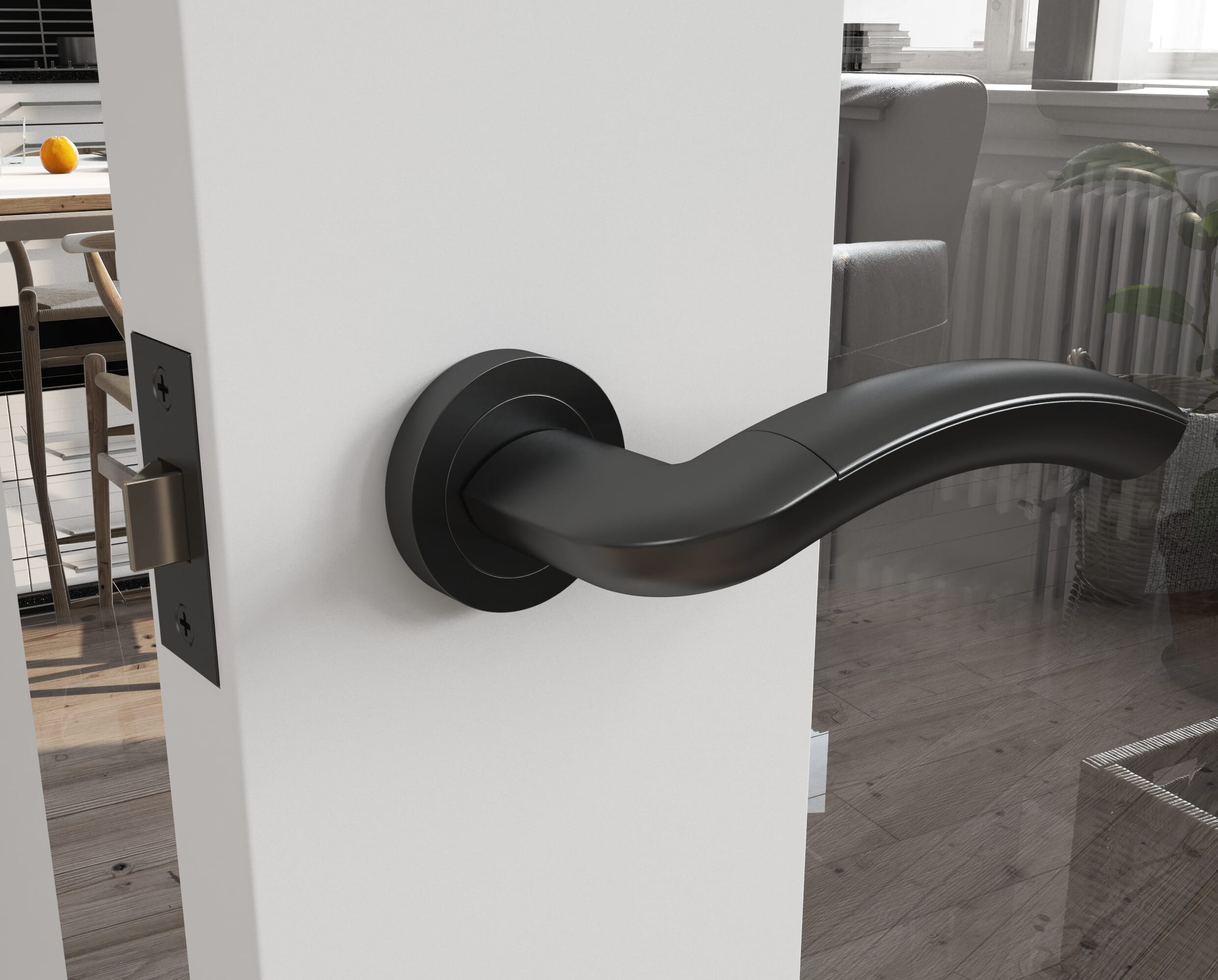 Kedleston Matt Black Handle Pack
