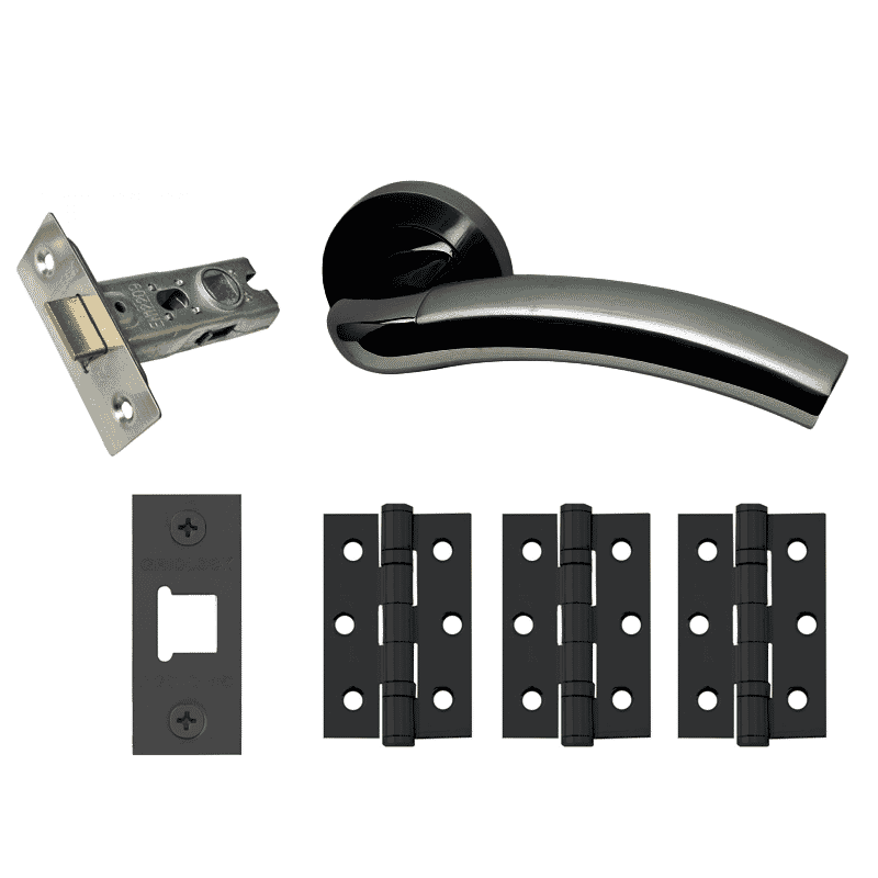 Matt Black Kedleston Handle Pack