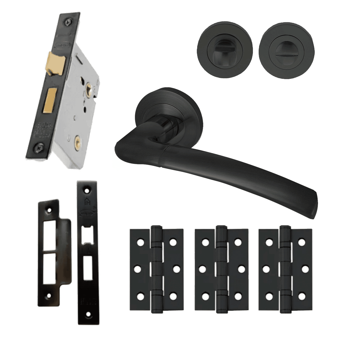 Matt Black Morley Handle Pack
