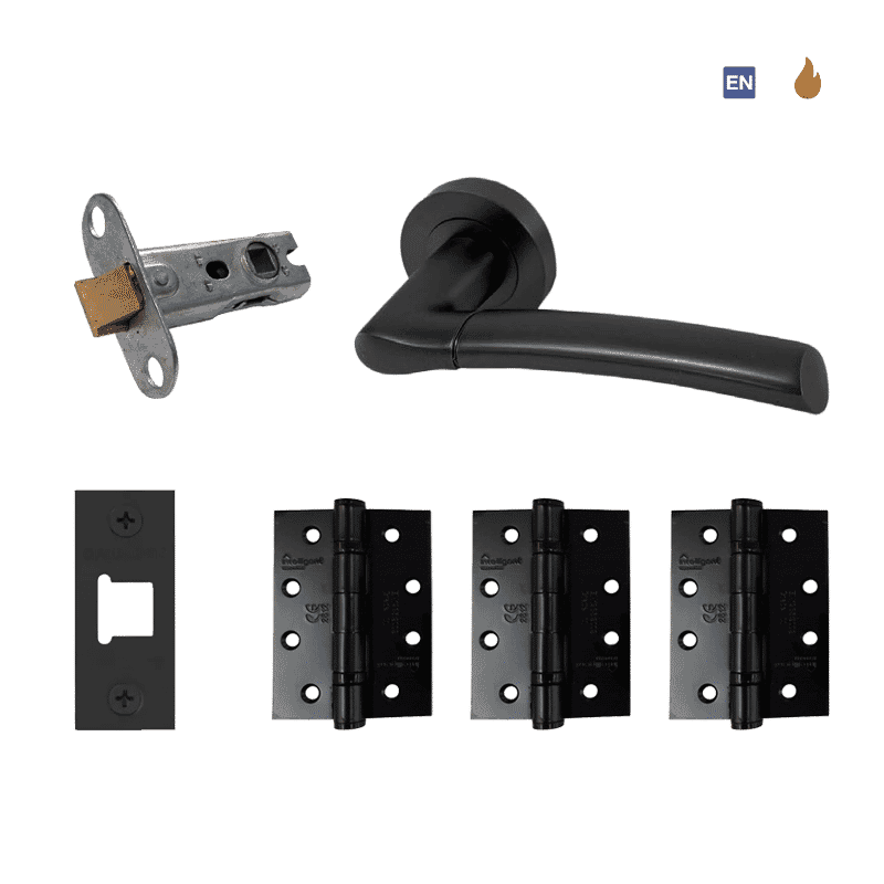 Matt Black Morley Handle Pack Door Frames, Accessories & Hardware At ...