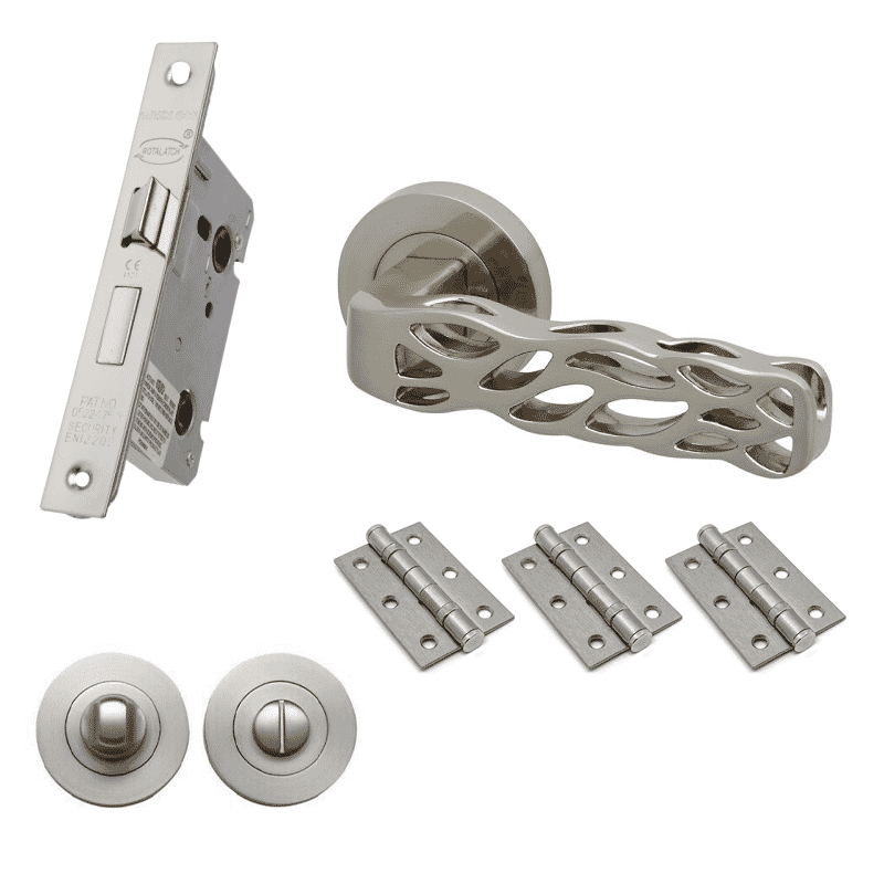 Bee Satin Nickel Oro Oro Handle Pack