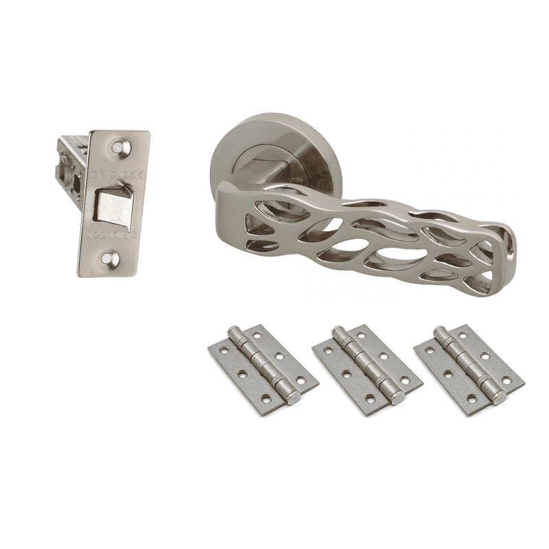 Bee Satin Nickel Oro Oro Handle Pack