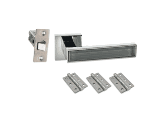 Stylish Grey & Chrome Plated Oro Oro Handle Pack