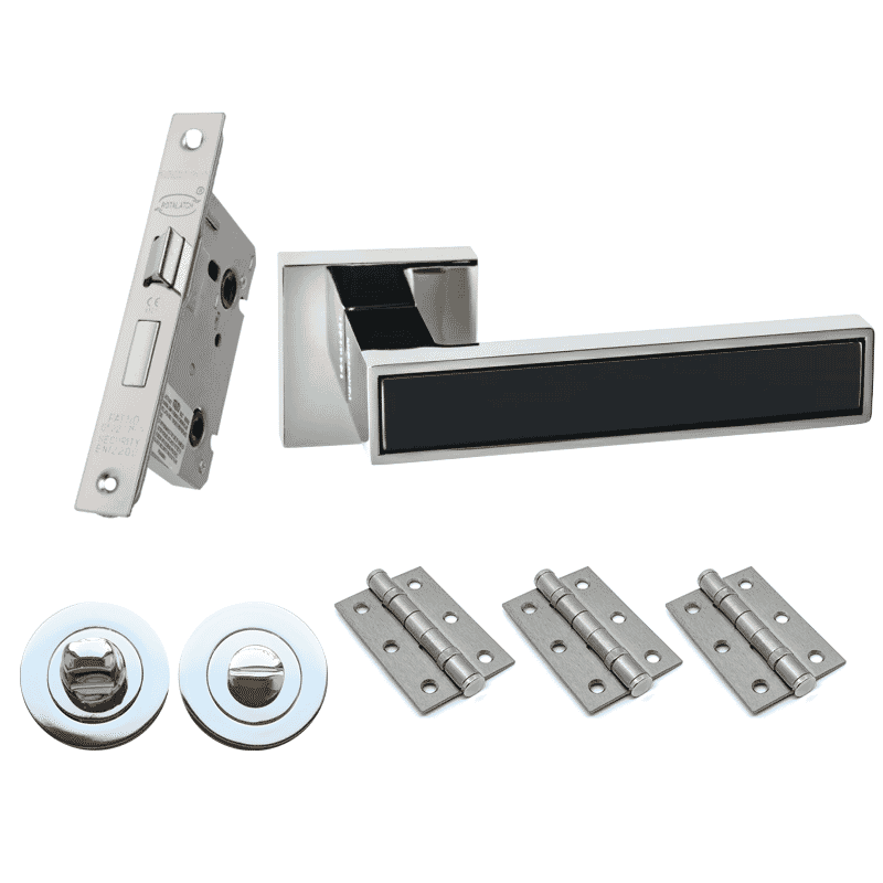 Prestige Black & Chrome Plated Oro Oro Handle Pack