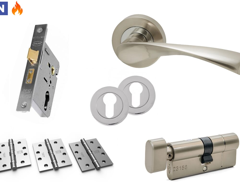 FD30 Fire Door Euro Sash Lock Pack