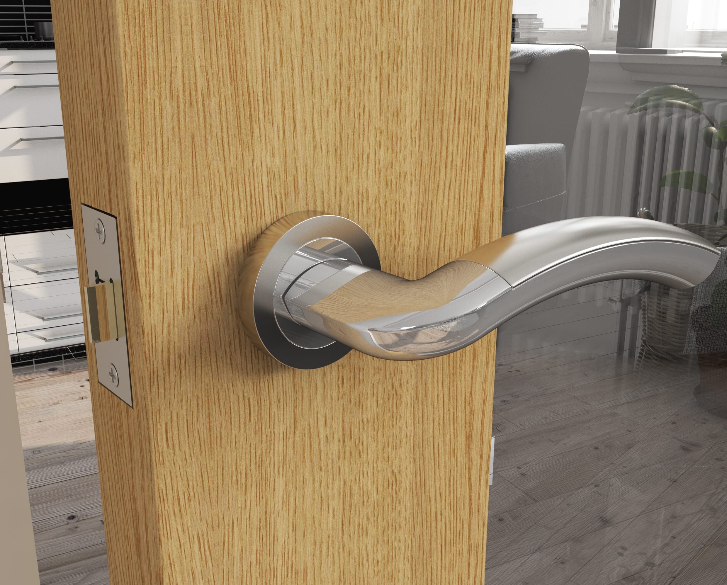 Kedleston Fire Door Handle Pack
