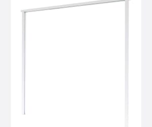 White Primed Universal Garage Door Frame
