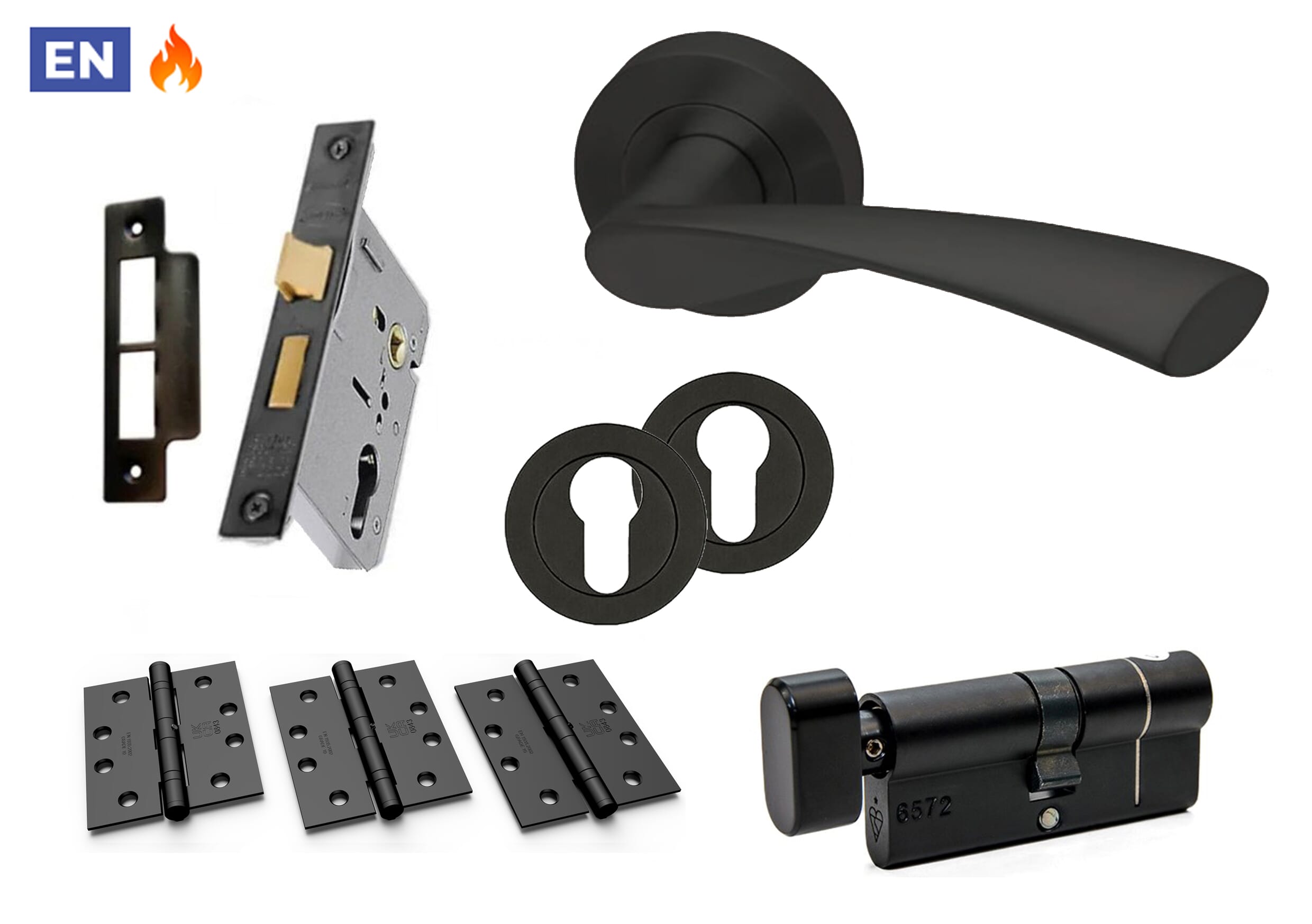 FD30 Fire Door Latch Pack