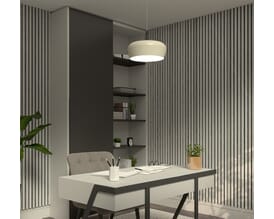 Immerse Light Grey Ash Acoustic Wall Panelling
