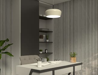 Immerse Light Grey Ash Acoustic Wall Panelling
