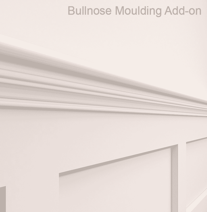 Hampton White Primed Wall Panelling Pack at Vivid Doors