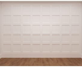 Shaker White Primed Wall Panelling Pack