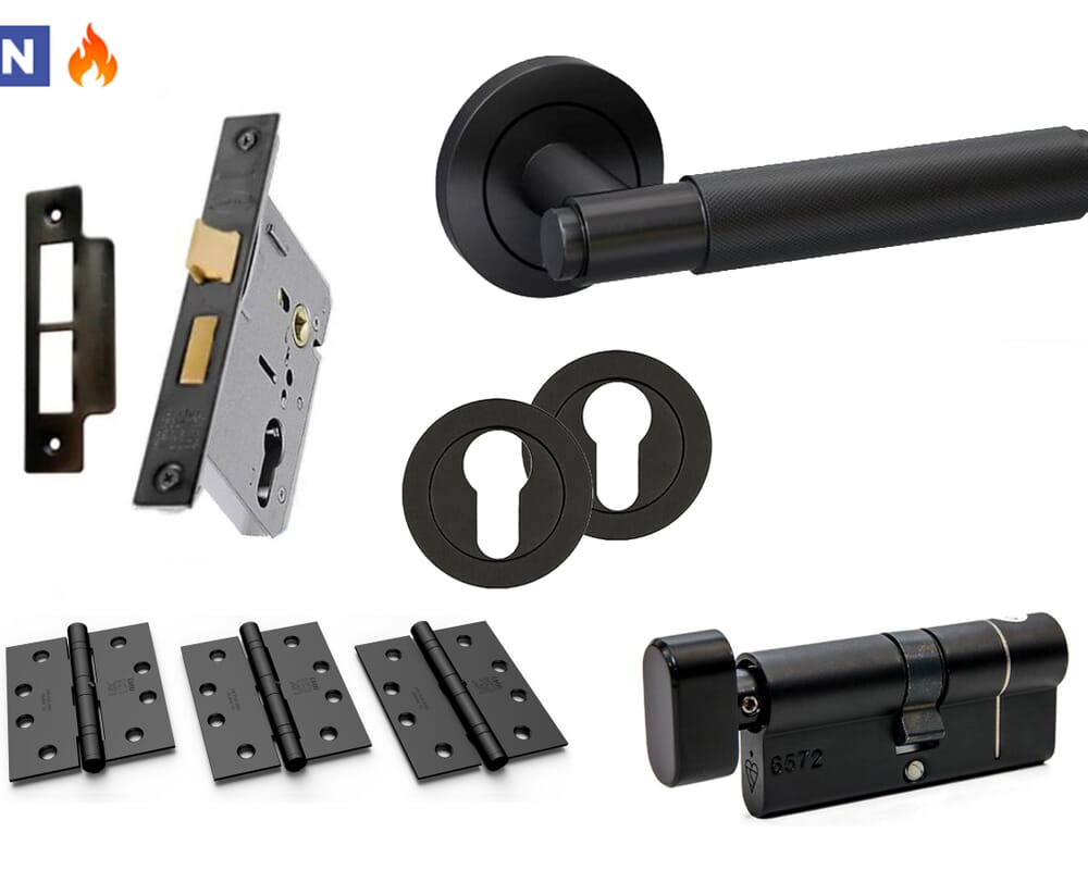FD30 Fire Door Euro Sash Lock Pack