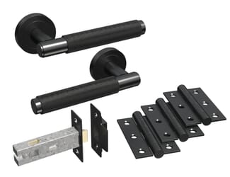 Knurled Matt Black Handle Pack