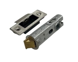 Satin Stainless Steel 55mm Backset QuickFit Bullet Latch