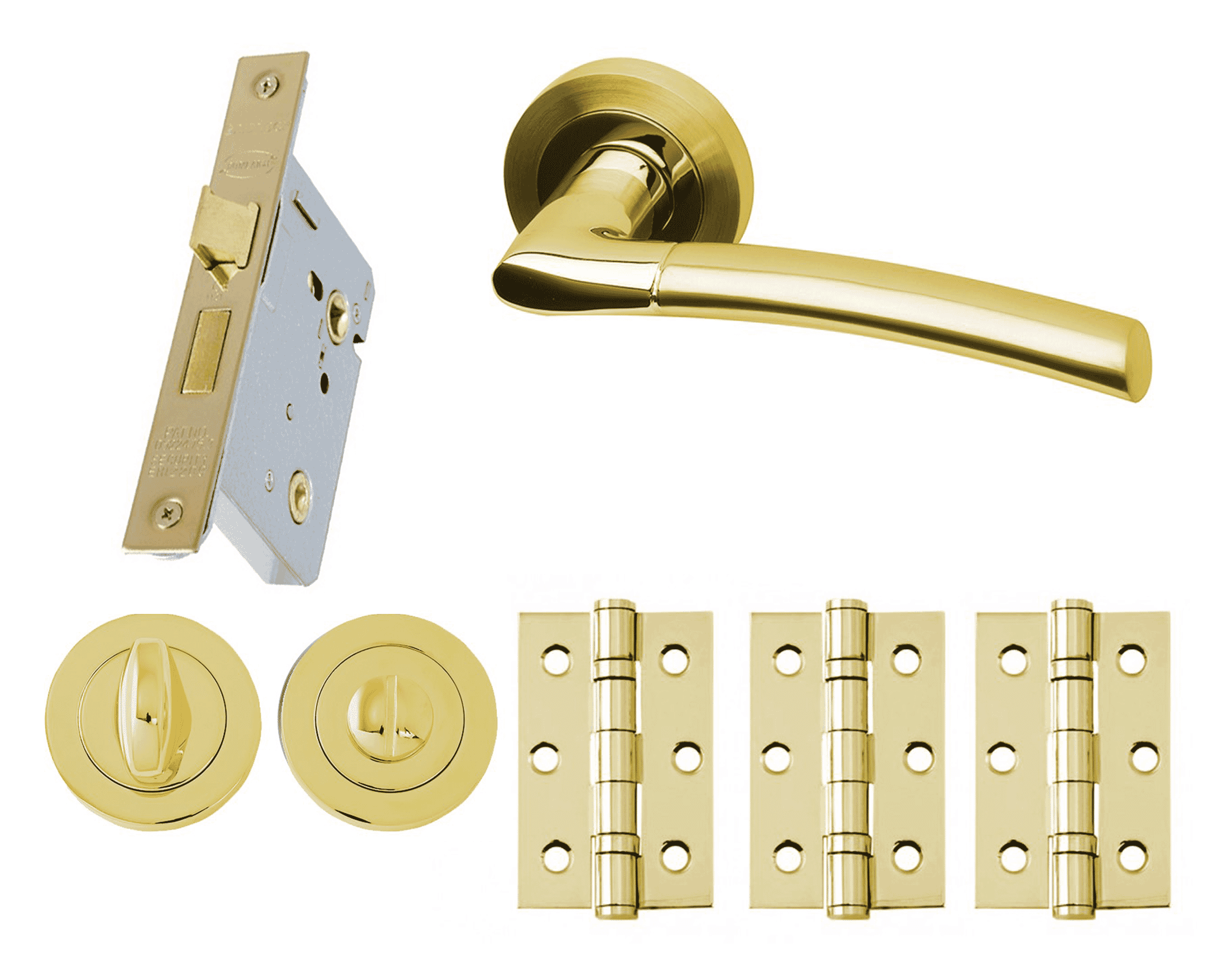 Morley Brass Handle Pack at Vibrant Doors