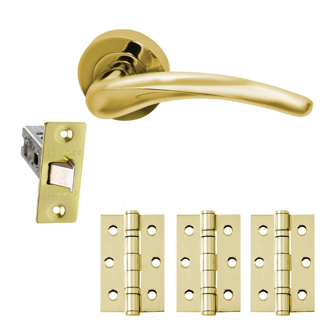 Dune Brass Handle Pack at Vivid Doors