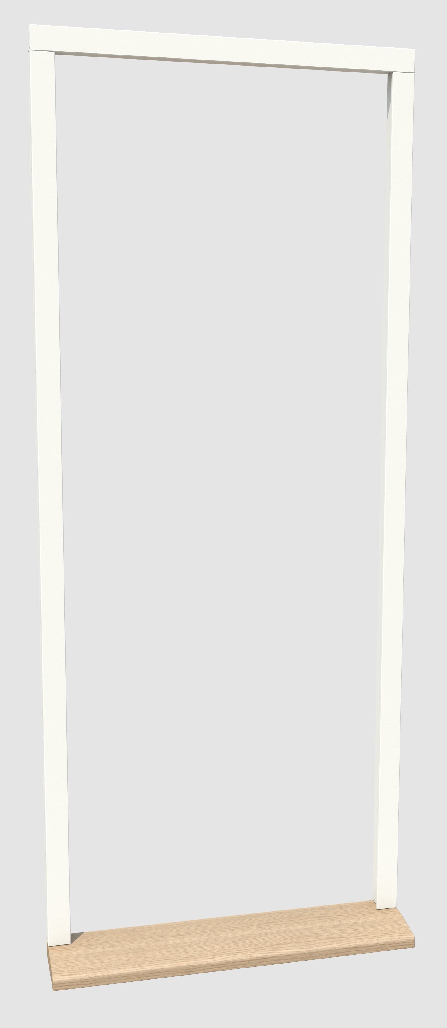 White Primed External Door Frame with Hardwood Cill
