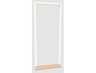 White Primed External Door Frame with Hardwood Cill