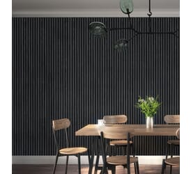 Immerse Dark Grey Ash Acoustic Wall Panelling