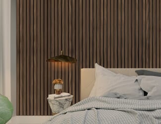 Immerse Walnut PLUS Acoustic Wall Panelling