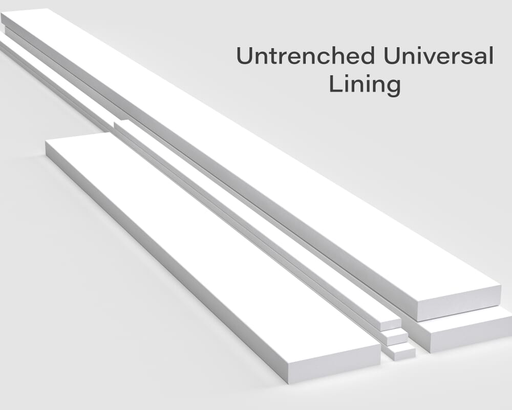 133x28mm - Untrenched To Suit Any 35mm / 40mm Thick Door