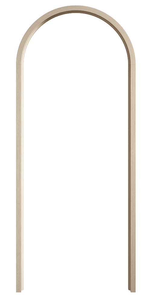 LPD Blonde Oak Curved Door Lining