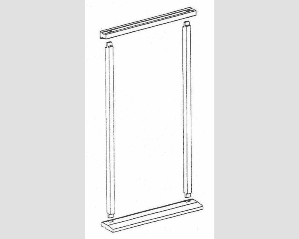 Frame for 1981mm x 838mm x 44mm Door