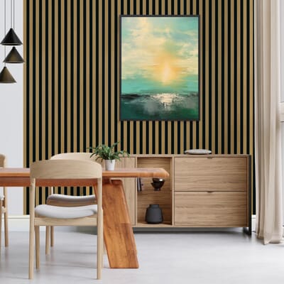 Oak Laminate Acoustic Wall Panelling by JB Kind – 2400x600x21mm Full Panel Oak Laminate Acoustic Wall Panelling by JB Kind – 2400x600x21mm Full Panel