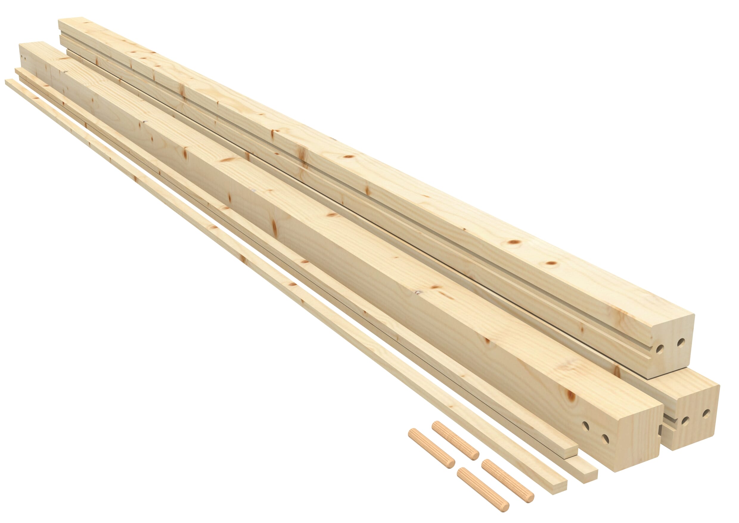 Universal Garage Door Frame To Suit Up To 2135x2135x44mm Pair