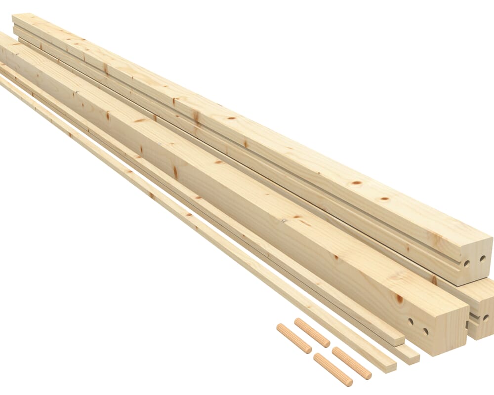 Universal Garage Door Frame To Suit Up To 2135x2135x44mm Pair